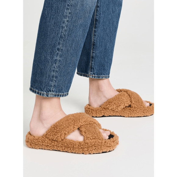 Apparis Shoes - Apparis Women's Biba Luxe Teddie Slippers Size 8